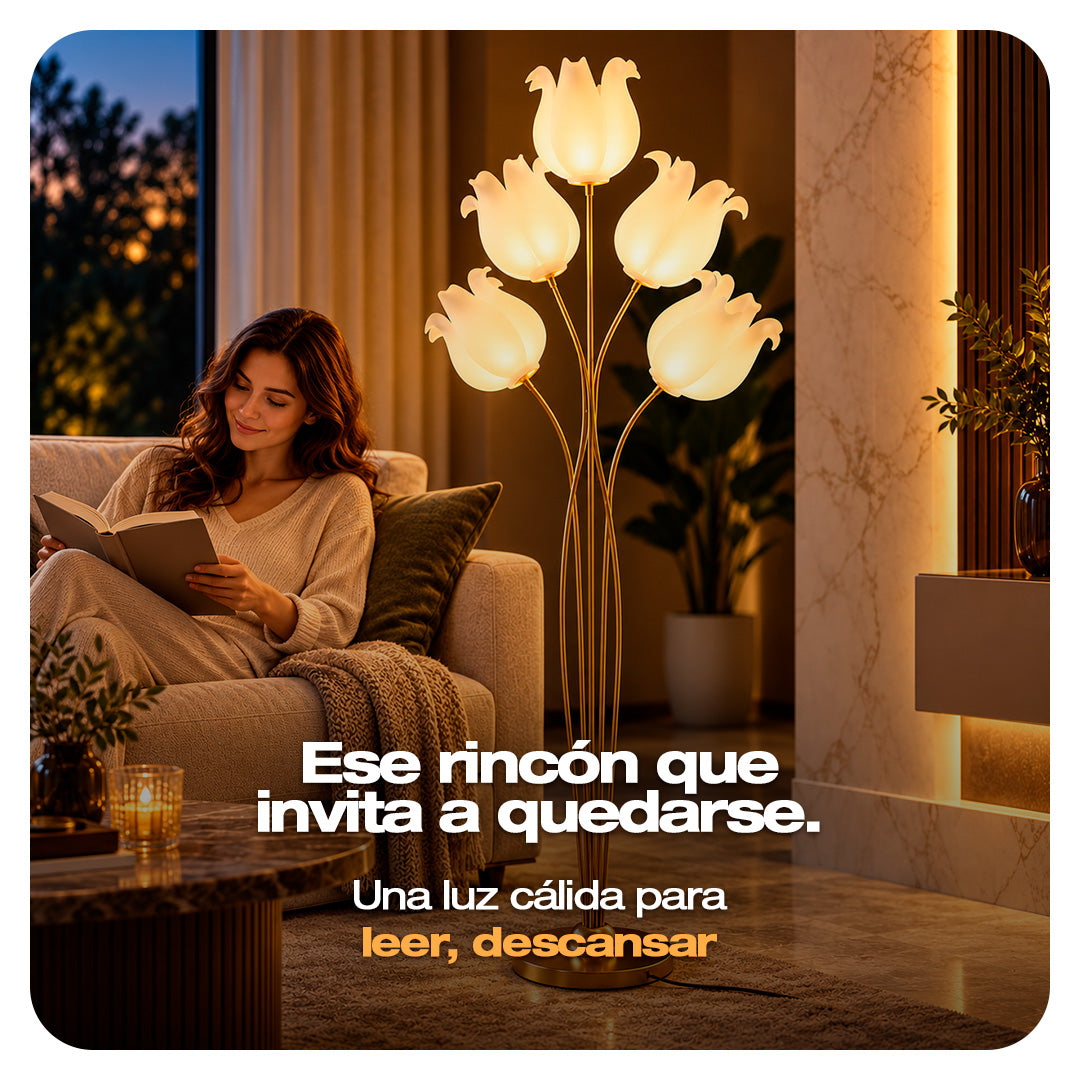 LAMPARA FLOR