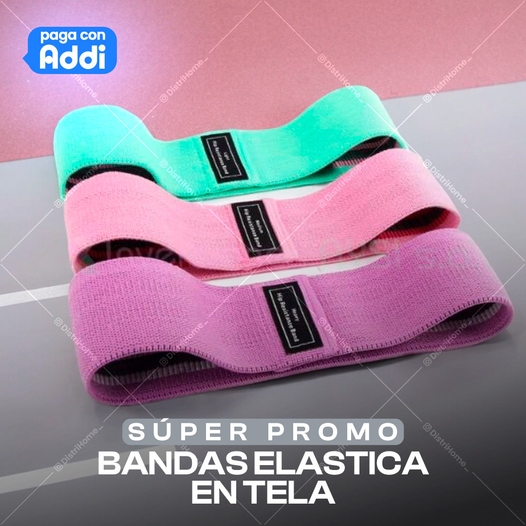Bandas en Tela Fitness