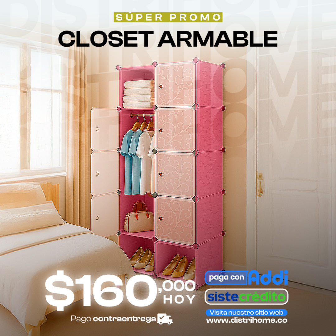2 COLUMNAS CLOSET ARMARIO LAMINAS
