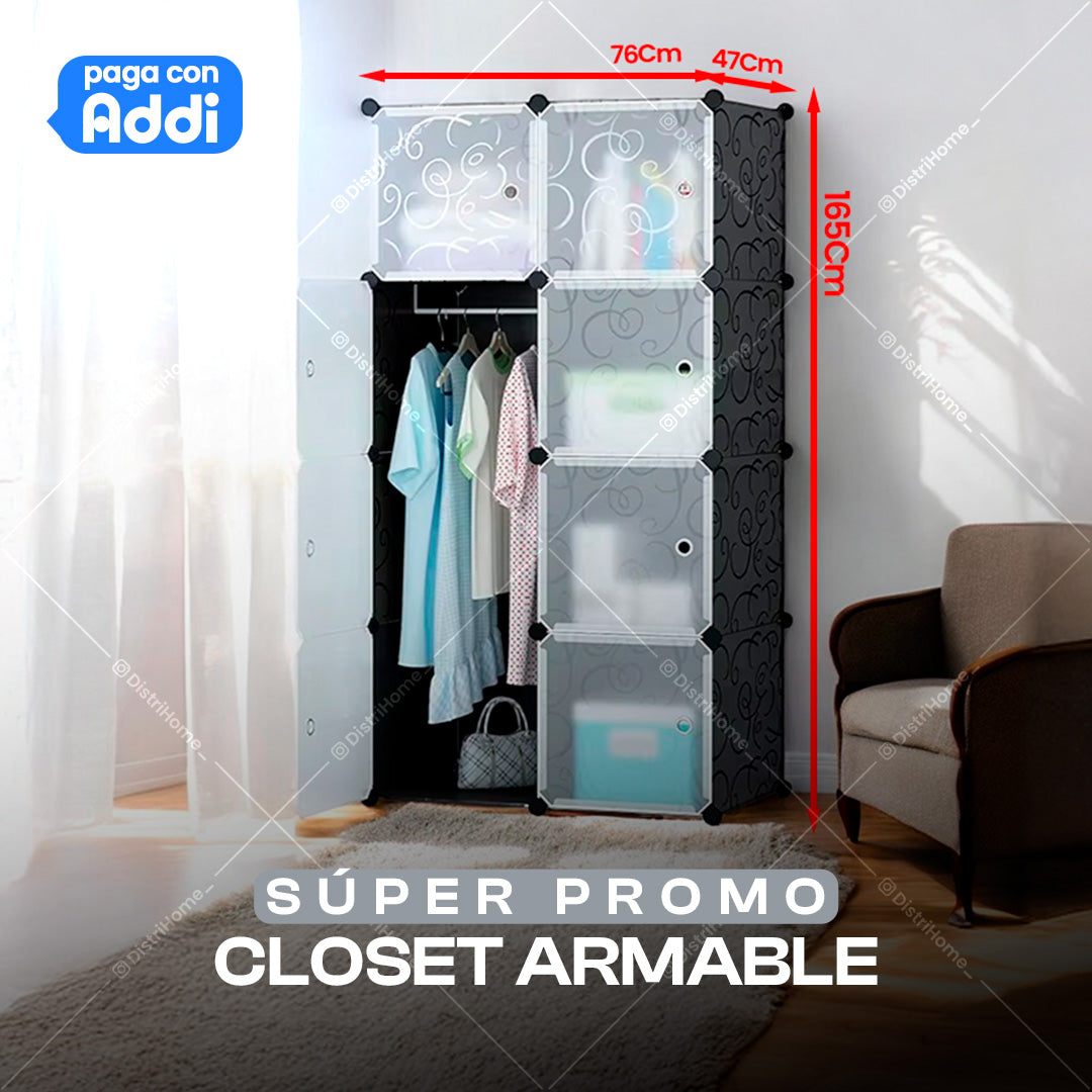 2 COLUMNAS CLOSET ARMARIO LAMINAS