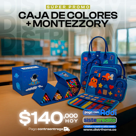 COMBO CAJA DE COLORES + MONTEZZORY