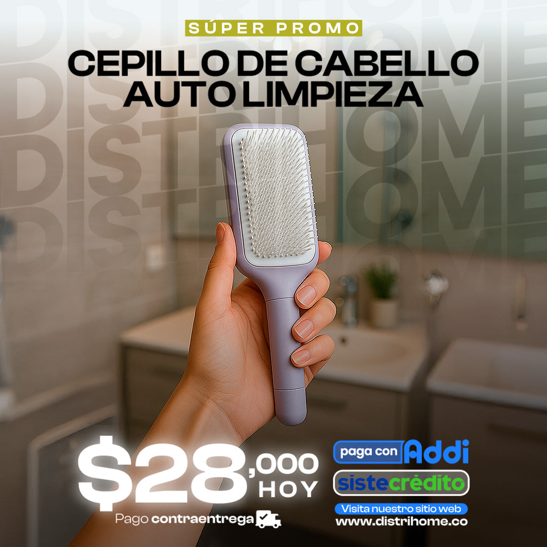 CEPILLO  DE CABELLO AUTOLIMPIEZA