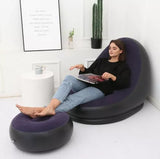 SILLON INFLABLE CON REPOSA PIES
