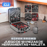 MALETA DE HERRAMIENTAS DE 181 PIEZAS
