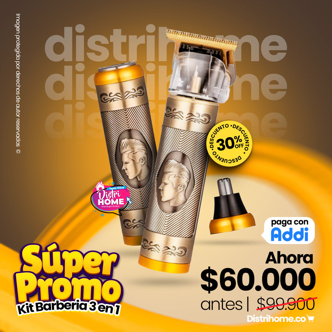 KIT BARBERIA 3 EN 1