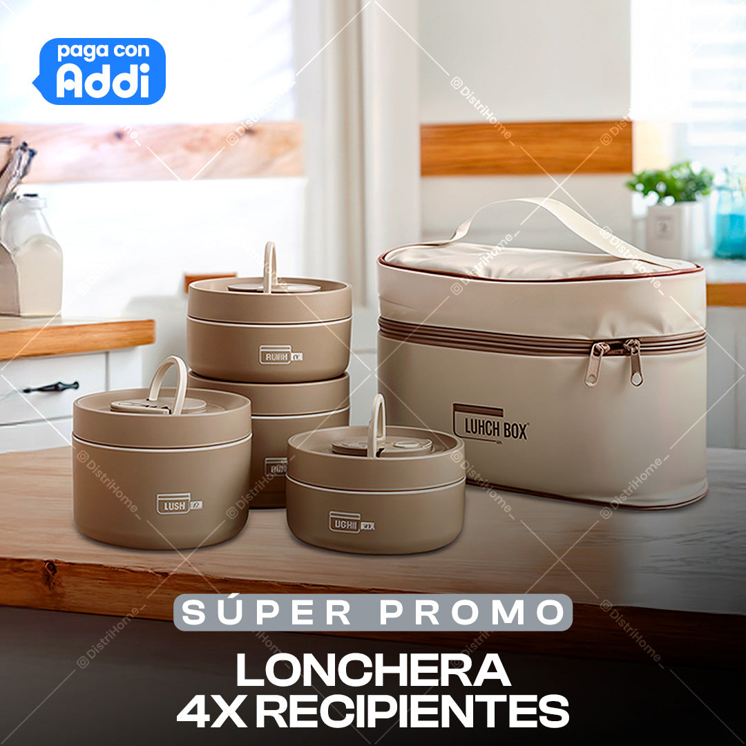 LONCHERE X4 HERMETICA + BOLSO