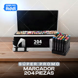 MARCADORES 204 PIEZAS