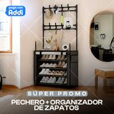 ORGANIZADOR 2 EN 1 PECHERO + ZAPATERO CON FORRO