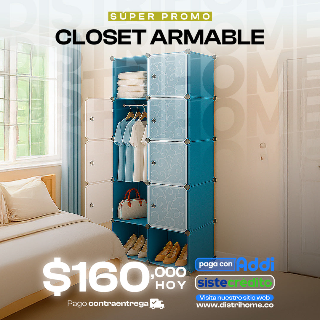 2 COLUMNAS CLOSET ARMARIO LAMINAS