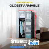 2 COLUMNAS CLOSET ARMARIO LAMINAS
